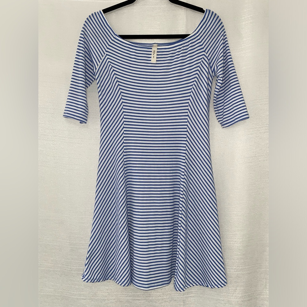 Destiny 101 Off the Shoulder Striped Dress Size 6